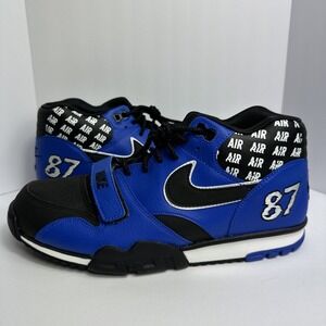 NEW Nike Air Trainer 1 Mid SOA Blue Black 87 X AQ5099-400‎ Mens Sneakers Sz 10.5